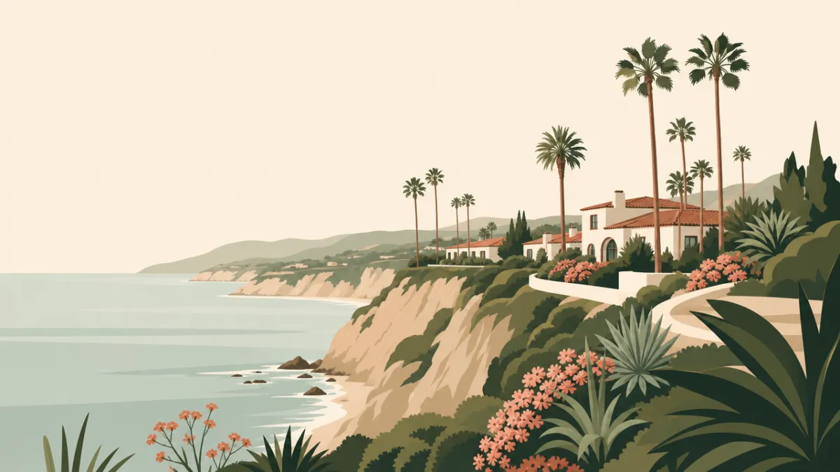 Illustration of small and micro wedding venues for 50 or fewer guests in the San Diego area