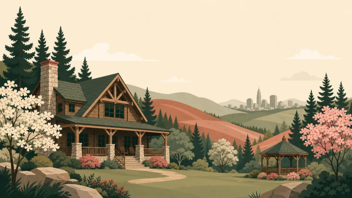 Illustration of state park venues in the Atlanta area